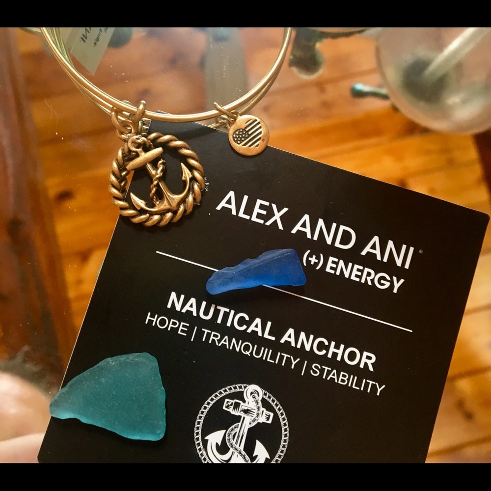 Alex and Ani Nautical Anchor bangle